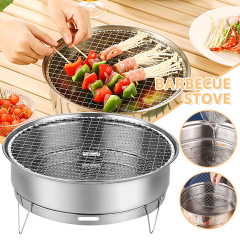 Portable BBQ Grill Tray
