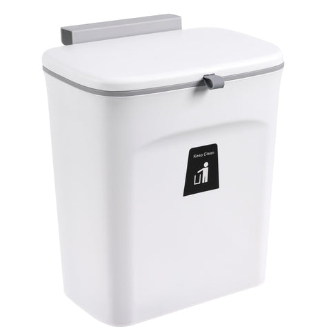 Sliding Lid Hanging Kitchen Trash Can