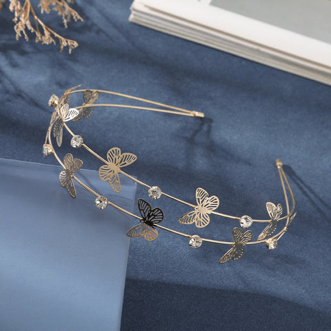 Metal Gold Silver Headband