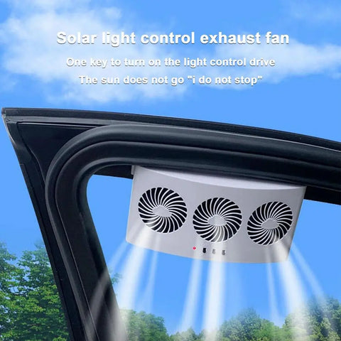 Solar Powered Car Window Fan