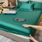 Luxury Glossy Cotton Fitted Bed Sheet