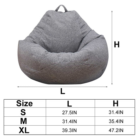 Lazy Sofa Bean Bag Cover