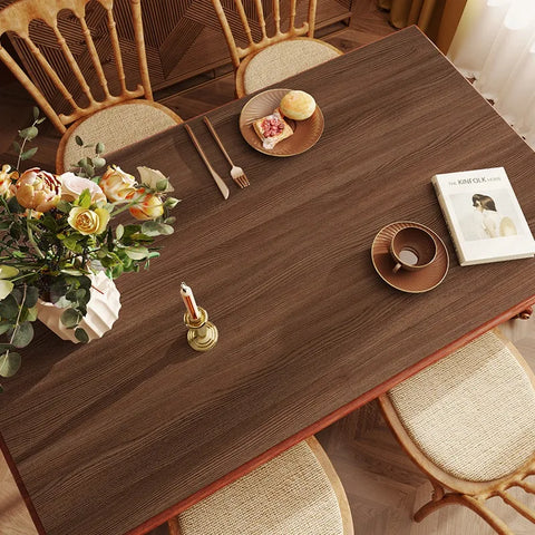 Woodland Essence: Waterproof PVC Dining Table Mats