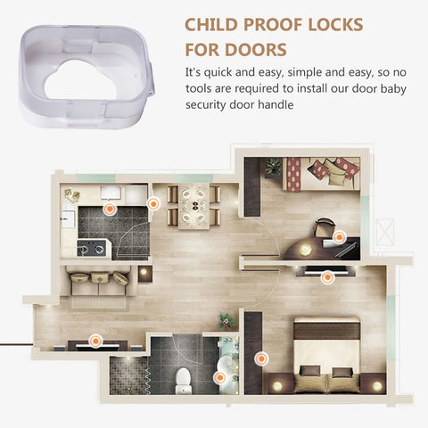 Safety Door Lock Cover