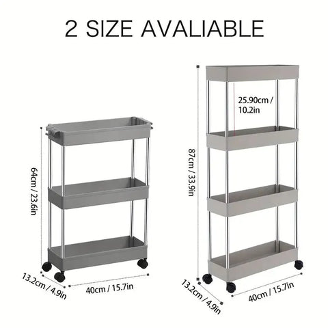 Multi-Layer Shelves Trolley Rack
