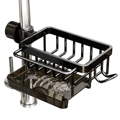 Kitchen Sink Faucet Organizer Sponge Rack