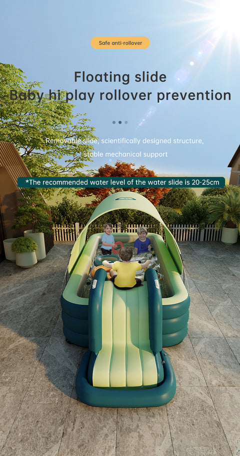 Inflatable Large Pool Slide