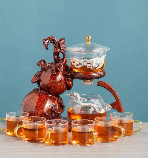 Ancient Harmony: Ming Dynasty Tea Set