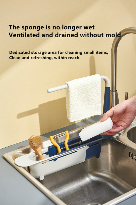 Retractable Sink Sponge Rack
