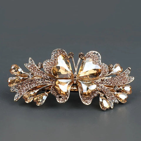 Crystal Butterfly Clip