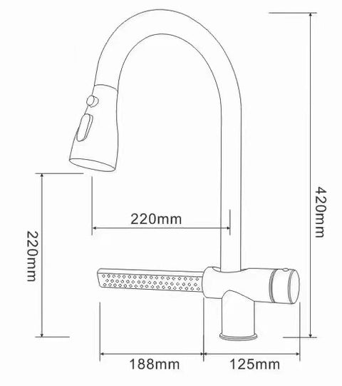 Pull-Out Waterfall Faucet