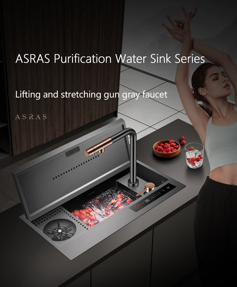 Smart Washing Bowl Hidden Kitchen Sink