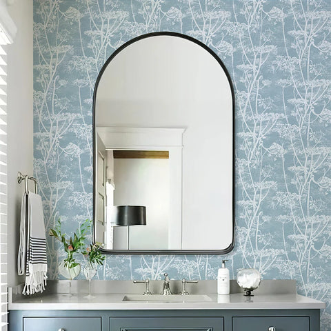 Blue Trees Peel And Stick Wallpaper