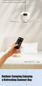 Rechargeable Camping Ceiling Fan Light