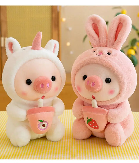 Cuddly Bubble Pig Plush Toy