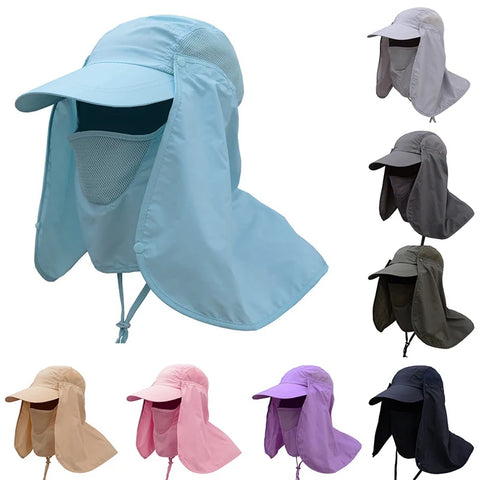 Summer UV Protection Mask Hat
