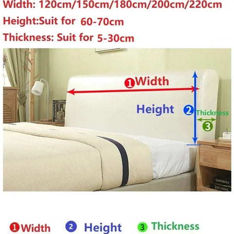 Soft Bed Headboard Cover