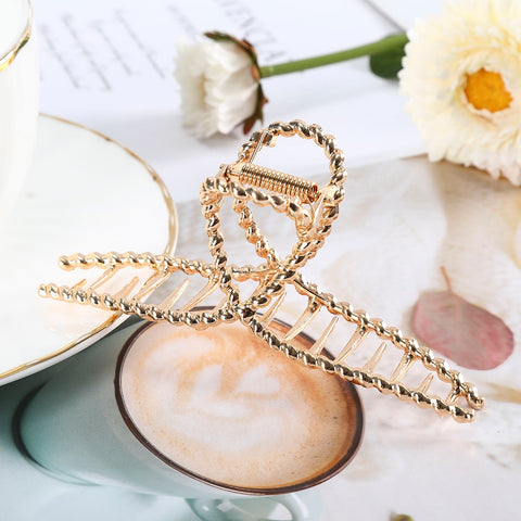 Pearls Hair Claw Clip