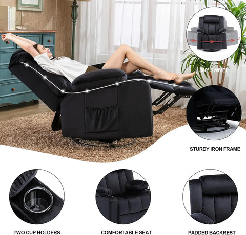 Massage Rocking Recliner Chair