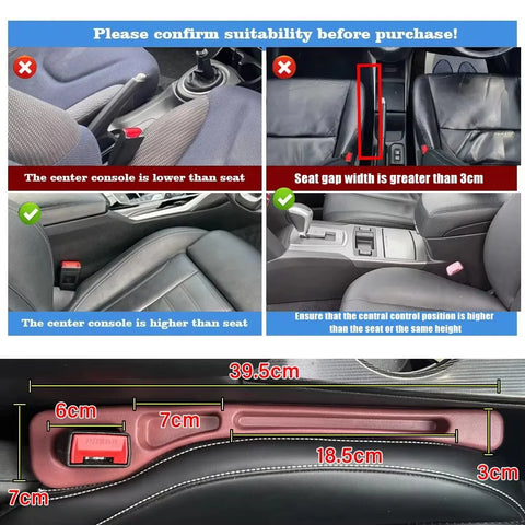 2PCS Car Seat Gap Accessories