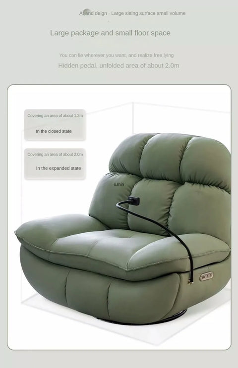 Electric Heating Massage Recliner Armchair Sofa