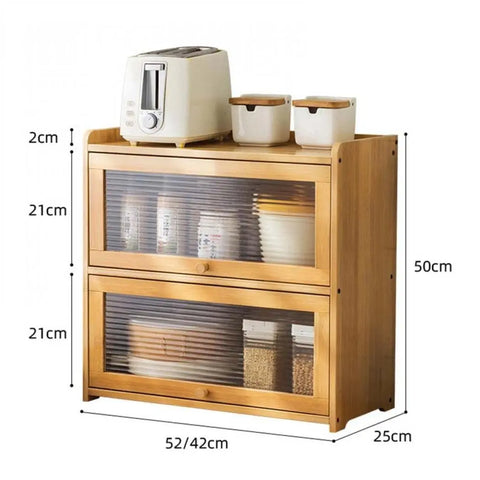 Wood Countertop Cabinet