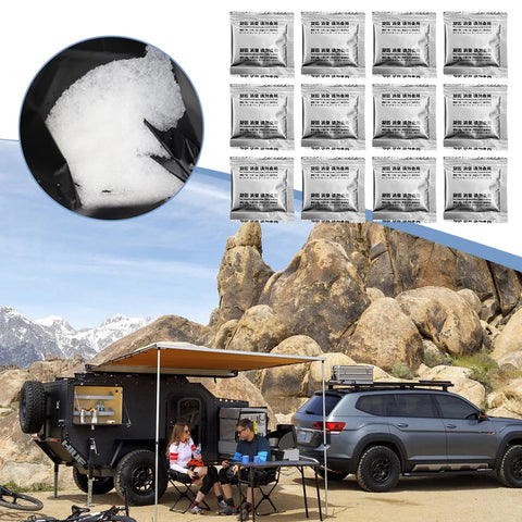 120-12PCS Camping Toilet Absorbent Powder