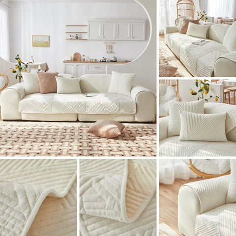 CrystalLuxe Non-Slip Couch Cover