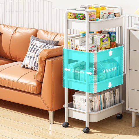 Multi-Layer Storage Trolley Rack