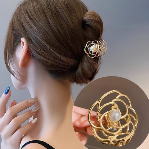 Rhinestone Metal Hair Claw