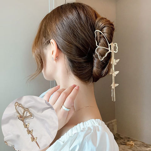 Rhinestone Metal Hair Claw