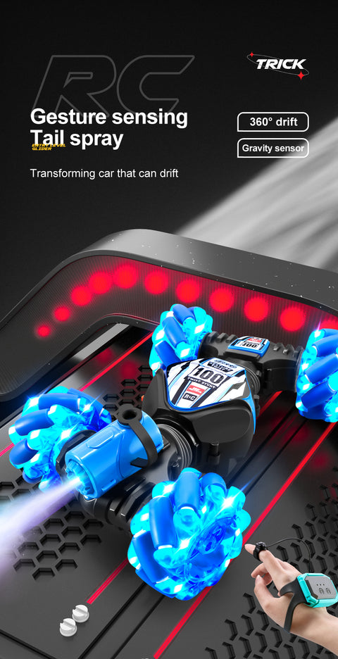 360° 4WD Drift Spray RC Car
