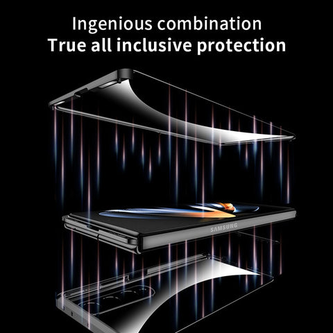Alloy Metal Frame Full Cover Phone Protector For Samsung Galaxy Z Fold