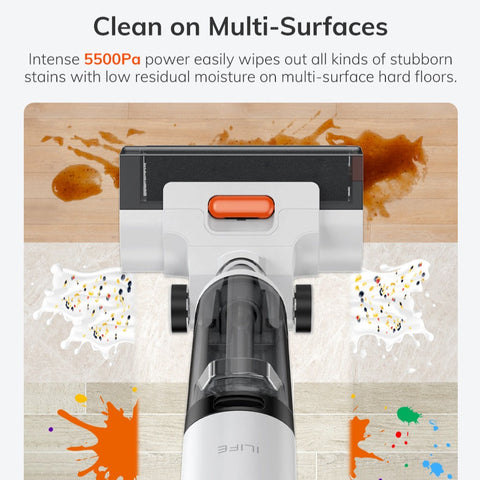 Cordless Wet Dry Self-Cleaning Smart Vacuum Mop Cleaner