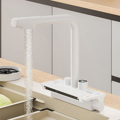 Digital Display Smart Waterfall Faucet