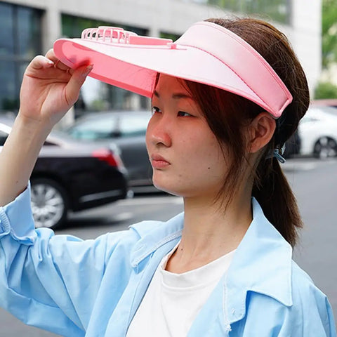 Summer Cooling Fan Hat