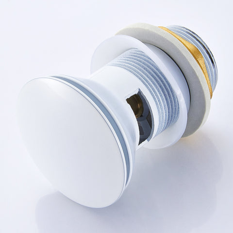 White Sink Drain Stopper