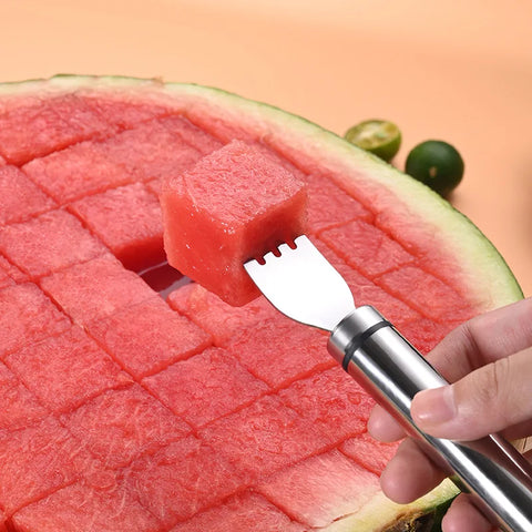 Stainless Steel Watermelon Cutter Fork