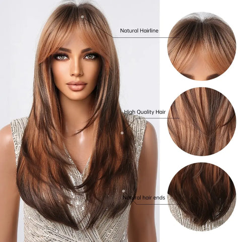 Long Natural Hair Wig