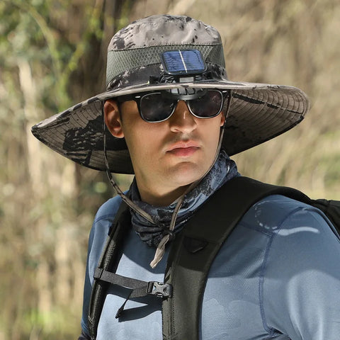 Summer Outdoor Fan Cooling Hat