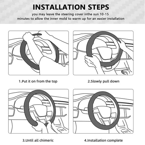 Car Steering Wheel Cover