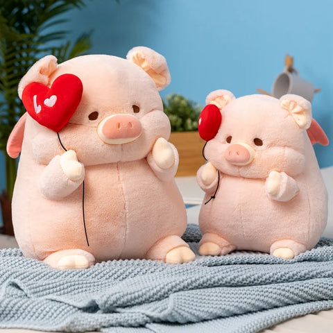 Kawaii Angel Pig Plush Doll