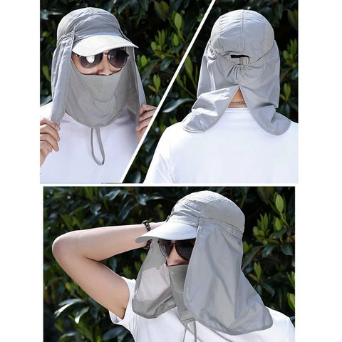 Summer UV Protection Mask Hat