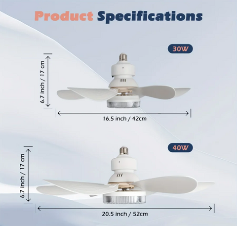 LumiBreeze LED Ceiling Fan