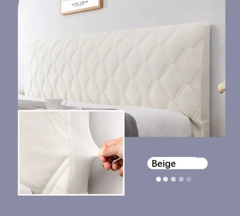 Fleece Bed Headboard Cover