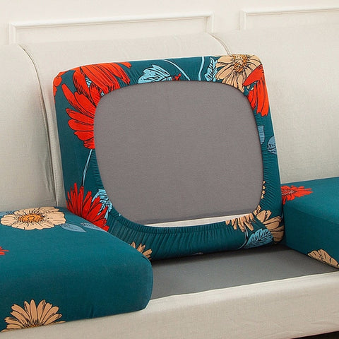 Printed Sofa Seat Cushion Cover