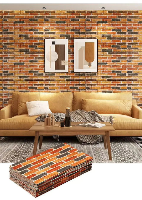 3/5/10m Self-adhesive Foam 3D Wall Paper