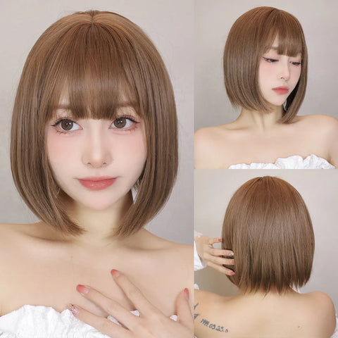 Short Bob Cut Hair Wig