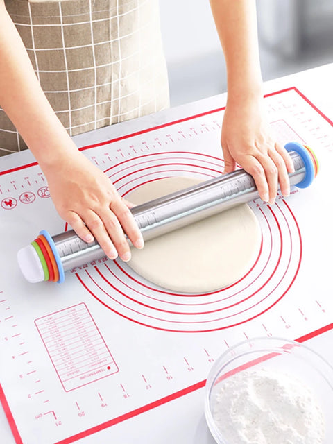 Stainless Steel Adjustable Rolling Pin