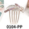 Crystal Flower Hair Comb Pin